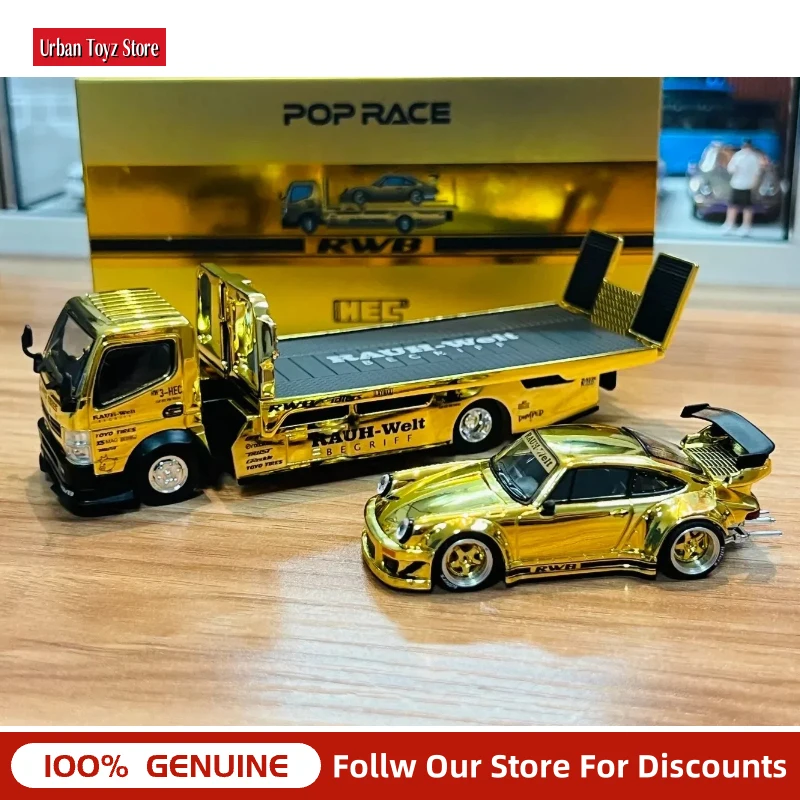 

2026 Hec Xcartoys 1:64 Rwb 930 & Pandem Elise Truck Box Set Alloy Diecast Model Collectible Gift For Fans