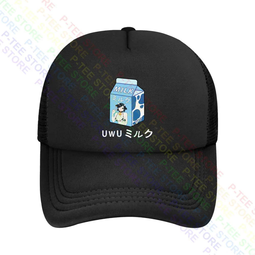 Uwu Milk Anime Hentai Cow Girl Moo Milk Carton Baseball Cap Snapback Caps Knitted Bucket Hat