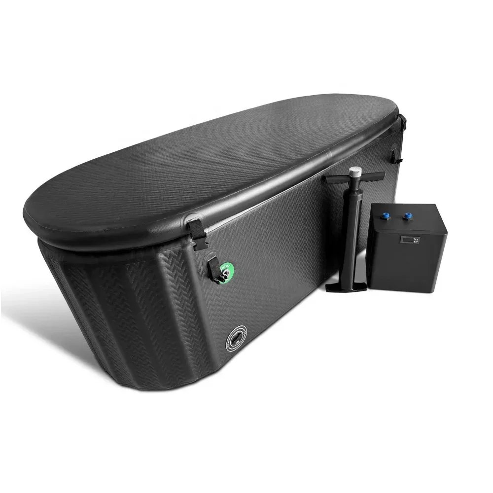 2023 انخفاض الشحن نفخ حمام الجليد 8 سنتيمتر غرزة المواد حوض الاستحمام يغرق البارد مع المبرد #1