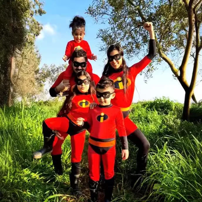 Disfraz de Halloween para mujer, traje de dos monos, increíble, para adulto