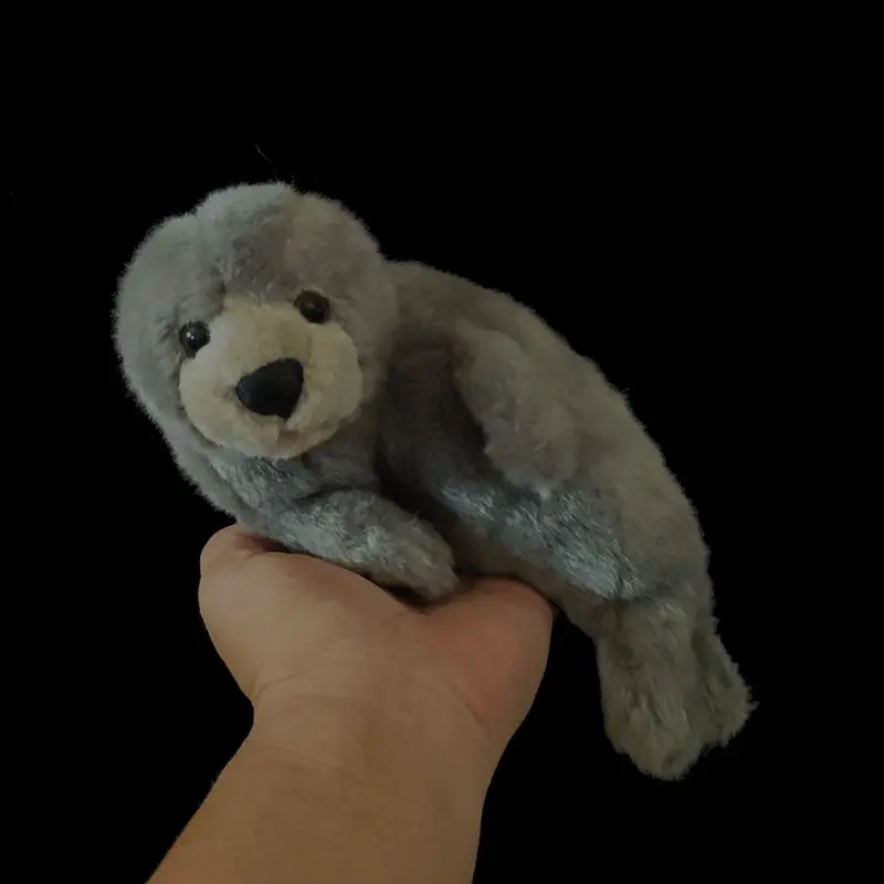L22cm Realistic Seal Plush Toy Plush Seal Doll Cloth Doll Early Learning Prop Kids Girl Birthday Gift