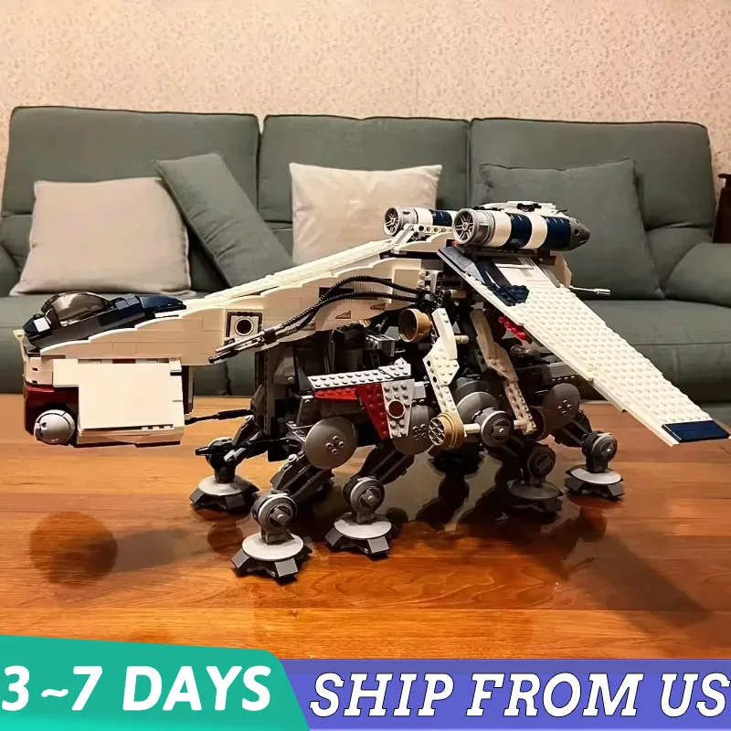 متوفر UCS الطائرات سفينة معركة الأروبات بنة دروبشيب AT-OT نموذج MOC ستار لعبة تعليمية هدية 1758 قطعة 05053 10195 #1