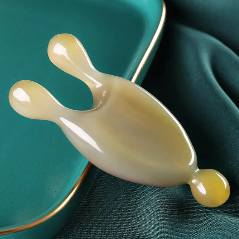 Resin Guasha Scrapping Massage Tool for Facial Lifting and Eye Skin Firming