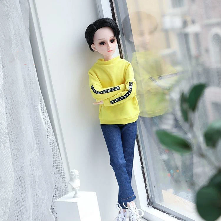 60cm Fahion Handsome Male Bjd Doll Clothes Suit Dress Up Doll Clothes No Doll