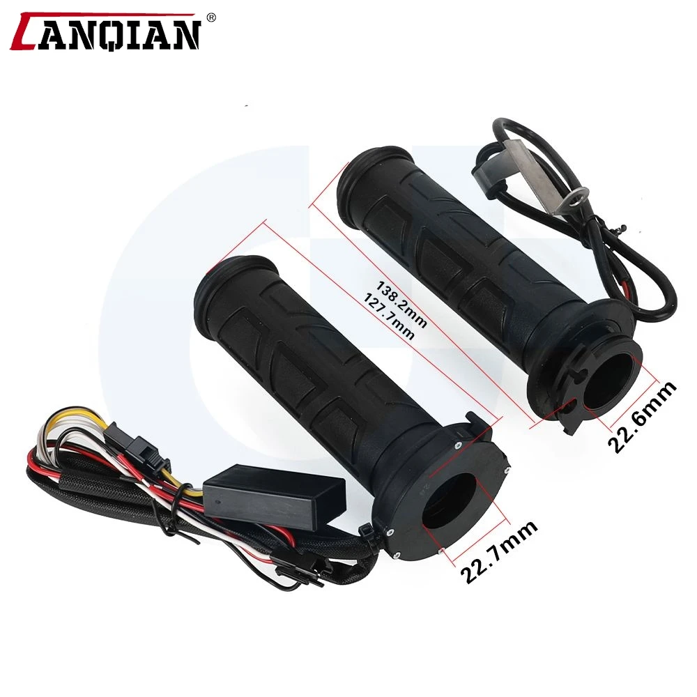 Universal Heating Handlebar For Yamaha FZ07 FZ09 FZ1 FZ6 FZ8 MT07 MT09 12V 7/8