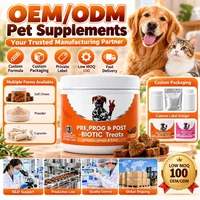 Prebiotic Probiotic Postbiotic Soft Chews for Dogs Digestive Gut Calming Support Salmon Flavor 120 Chews 300g 5