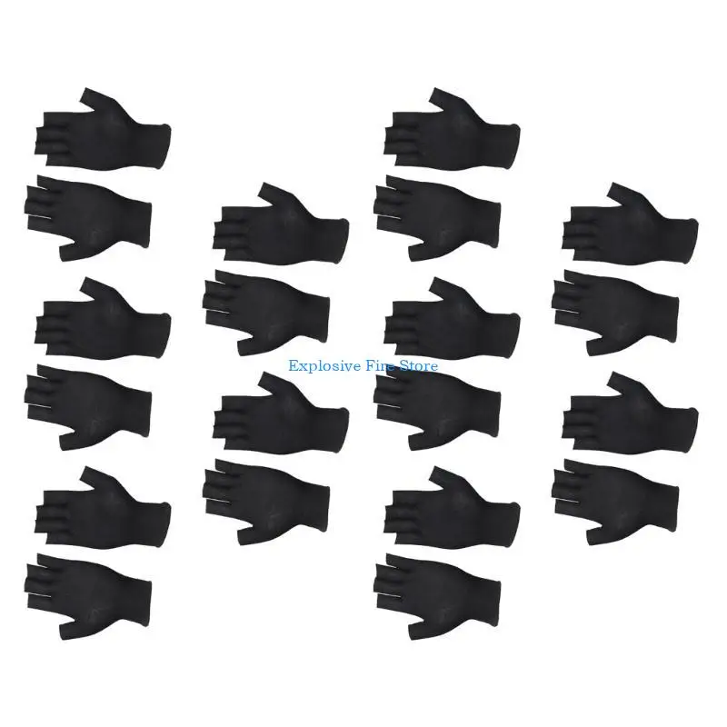 C4DB Highly Breathable Moisture Wicking Fingerless Cotton Gloves for Training Cycling Sports Cool Dry Hands in Warm Weather