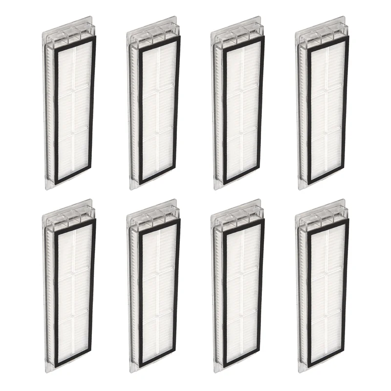A01V-8Pcs Replacement Hepa Filter For Xiaomi Roborock S5 S50 S51 S55 S6 S6 MAXV S5 MAX T6 T7 S4 Max S4 E5 E4 E20 E25 E35 C10