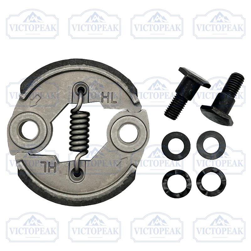 Metallkupplungs- und Schraubensatz für Freischneider-Motoren 43CC 49CC 52CC – Detail 1