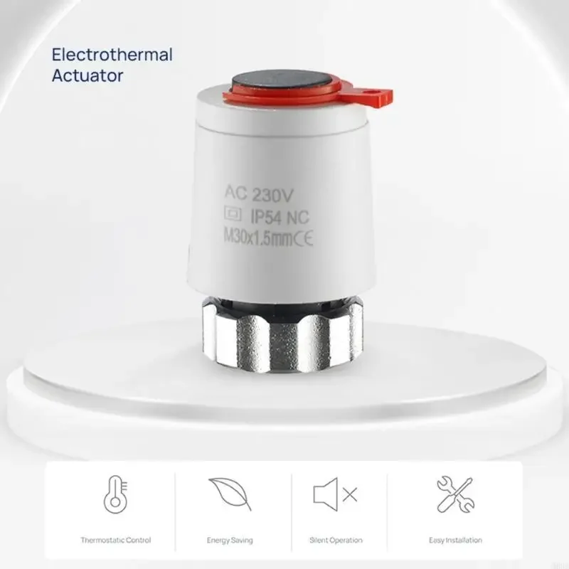 High Performances 230V Thermal Electric Valves Actuator Energy Efficient Heating for enhances Comfort in Heating Systems