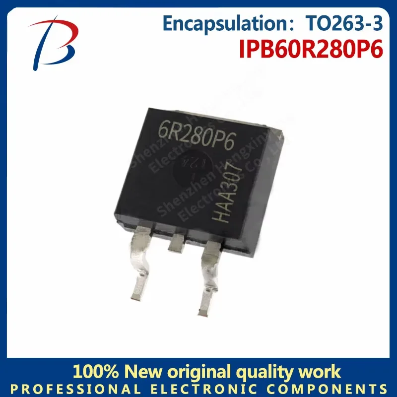 10PCS IPB60R280P6 package TO263-3 N-channel MOS FET 600V13.8A screen printing 6R280P6