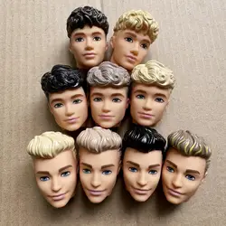 1/6 Boys Doll Heads Prince Ken Heads Solid Boy Head For 30cm Body Kids DIY Toys Birthday Gifts