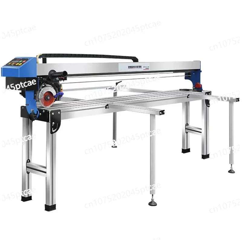 Pushing Blade Infrared Laser Edge Cutting, Chamfering, and Patchwork 2300W Fully Automatic Slotting Machine 1250MM-1850MM