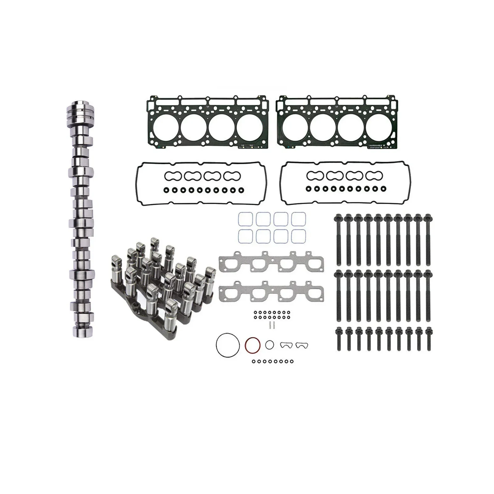 Full Gasket Set Non MDS Camshaft Lifter For  Challenger Jeep Ram Hemi 6.4L Engine 2010-16 Repair Kit