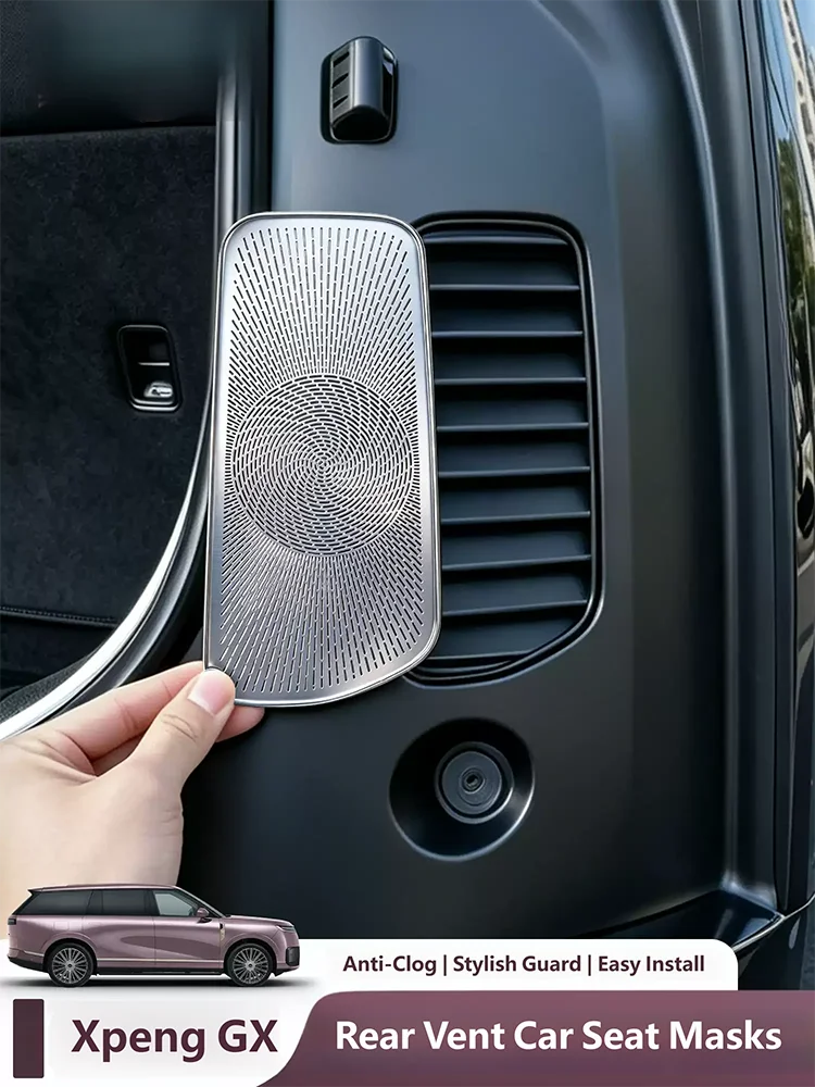 For Xpeng GX 2026 2027 Exhaust Masks On Both Sides Of The Tailgate Automotive Modification Supplies Stainless Steel Dust Cover