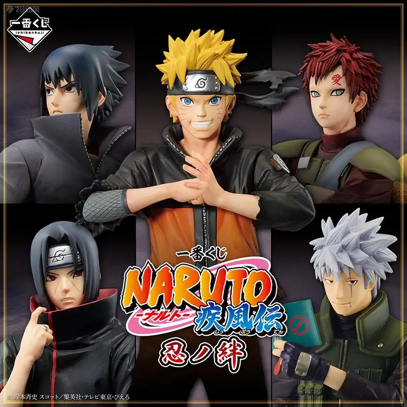 

In Stock Naruto Bandai Banpresto Ichibansho Shippuden Original Action Figure Naruto Sasuke Kakashi Gaara Itachi Figurine