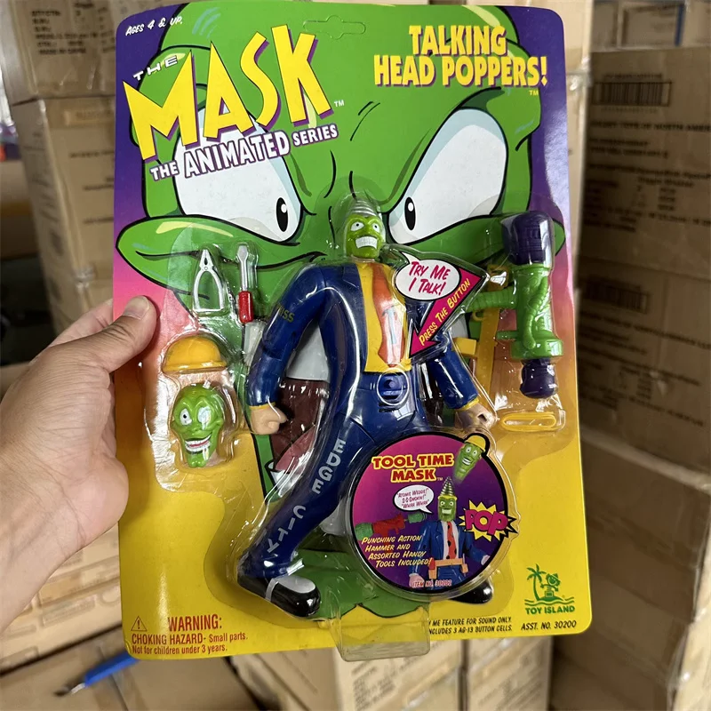 35cm cartoon gift bag the mask the animated figure doll hard PVC