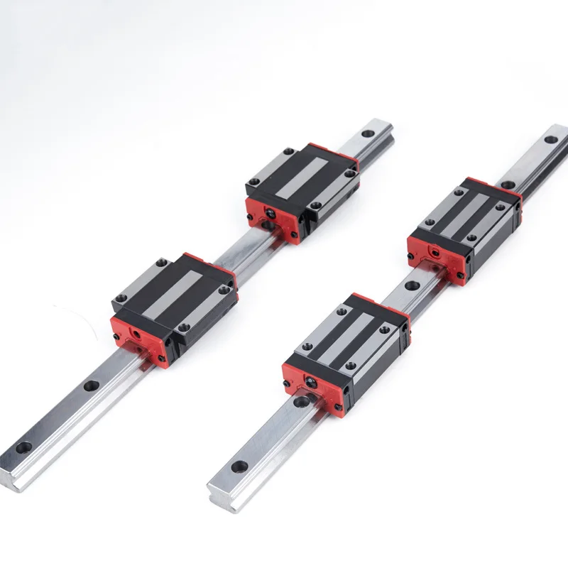 

Linear rail HGR15 /20 / 25 2pcs Linear Guide Rail + 4pcs Linear Block Carriage HGH...CA or HGW...CC for CNC