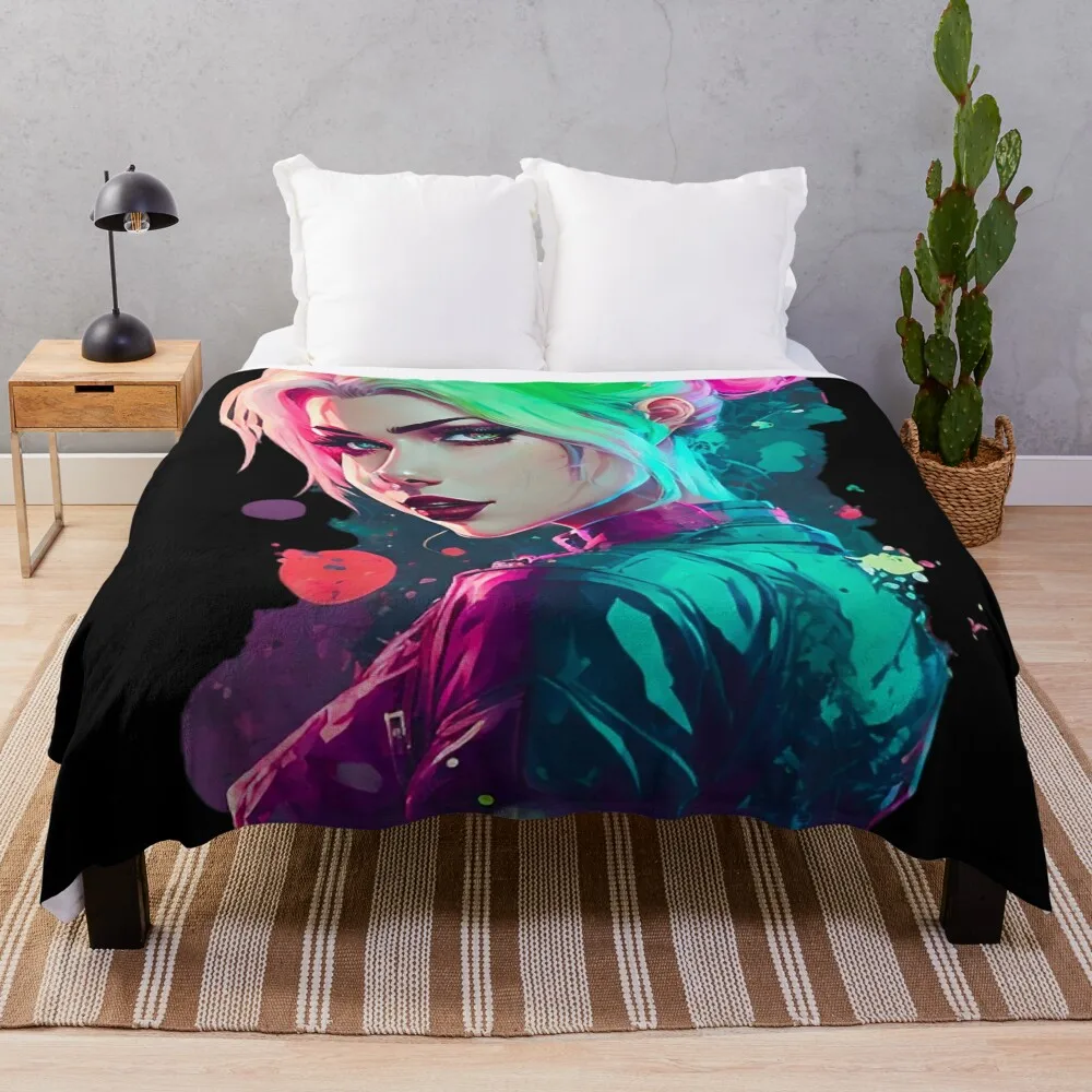 a beautiful harlequin Throw Blanket cosplay anime Thin Beautifuls Bed covers Blankets