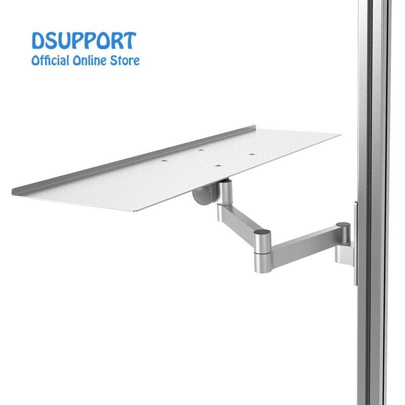 New Dual Use Display Bracket/keyboard Wall Mount Universal Rotary Suspension For 40*40 Industrial Aluminum Profile