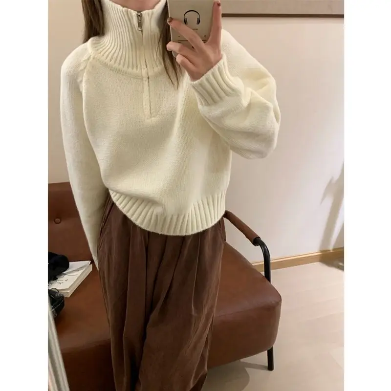 Chandails pulls pulls femme bleu Y2K maillot contraste basique sportif gymnastique entraînement exercice entraînement Performance actif dynamique