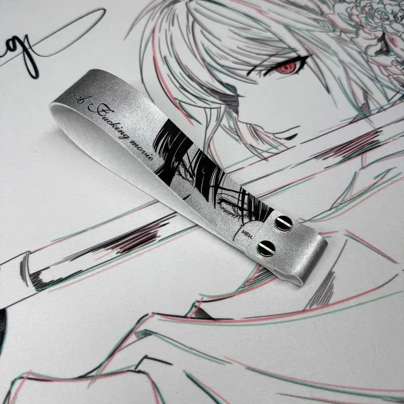 Fubuki Of Hell Ribbon Magnetic Axis Mechanical Keyboard Diy Keyboard Accessories Pc Game Keyboard Collection Gifts Custom Ribbon 2