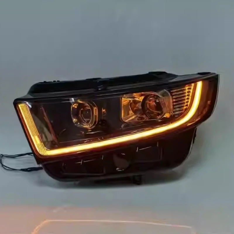 

Front Headlight Assembly for Ford Edge15-18 Modified Led Daytime Running Light Lens Turn Signal Car Head Lamp