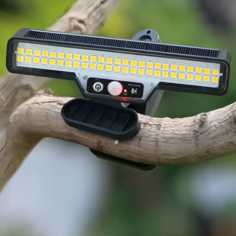 

Long Lasting Solar Clip Light High Conversion Solar Panel Provide All Night Brightness Security Lightings for Garden top sale