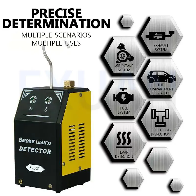 Automotive Pipeline Tester EVAP Tester Car Smoke Leak Detector Engine Intake Exhaust Auto Leak detector Smoke Testing Machine