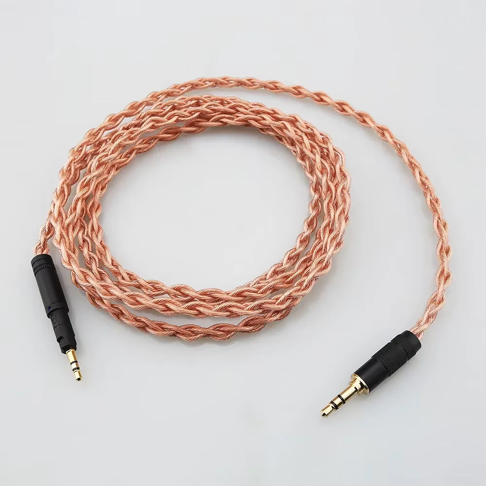 HIFI 2.5mm/3.5mm/4.4mm/XLR 4 Core OCC Earphone Cable For Sennheiser HD598 HD559 HD569 HD579 HD599 HD558 HD518 Headphones