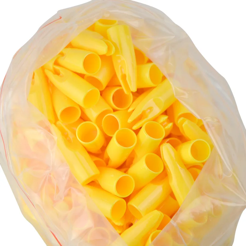 50pcs Arrow Nock Archery for OD 8mm Arrow Shaft Colorful Arrow Tails Plastic Nock Pin Hunting Shooting