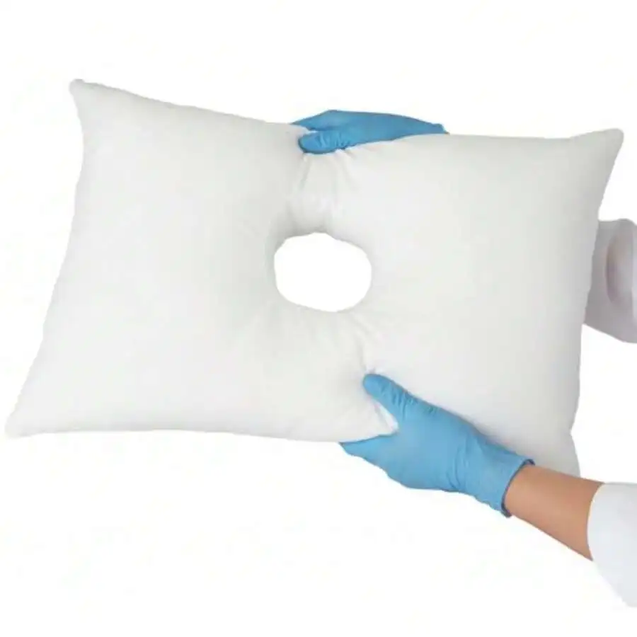 SleepEasy [USA Made] Cotton Comfort CNH Pillow With Ear Hole For Side Sleepers, Pressure And Pain Relief, Ergonomic, Breathable,