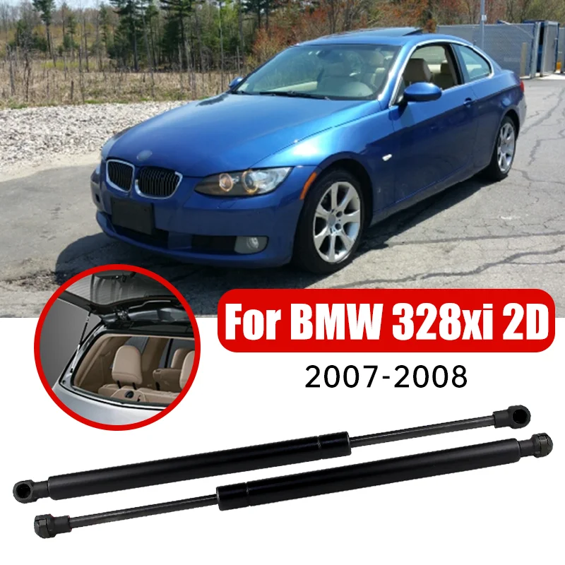 

2PCS Rear Tailgate Boot Gas Struts Support For 2007-2008 BMW E90 328xi Base Sedan 2-Door Trunk OEM#:51247060623,5124706062307