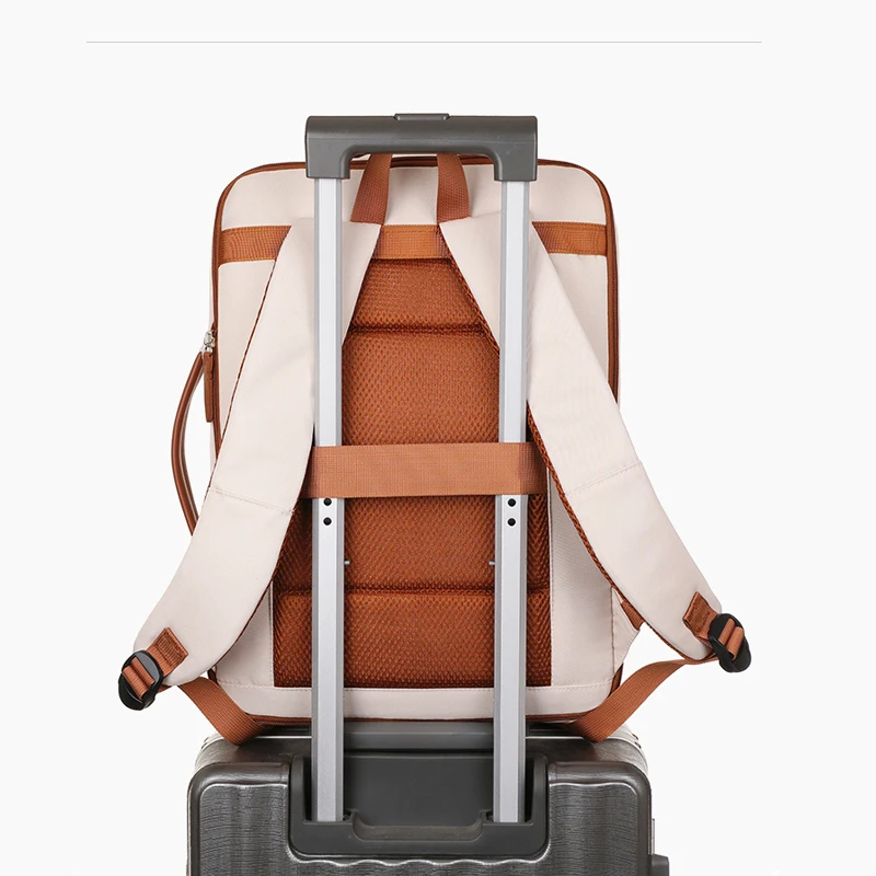 حقيبة ظهر رجال الأعمال ذات سعة كبيرة مقاومة للماء، حقيبة كمبيوتر للسفر للتنقل، حقيبة مدرسية كاجوال لطلاب الجامعات #6