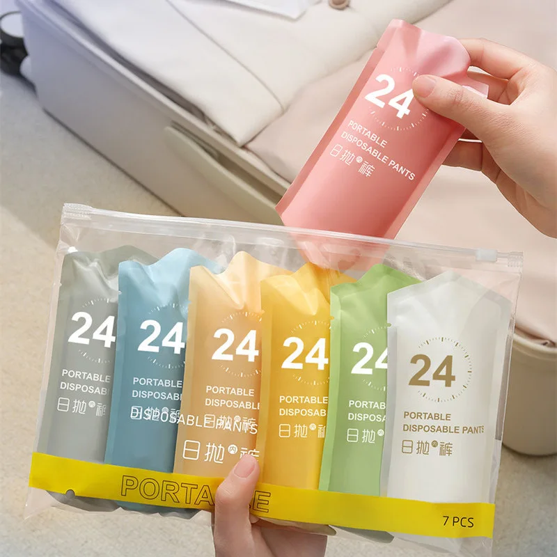 

50pcs Disposable Underwear Women Travel Maternity Postpartum Care Panties Wash Free Business Trip Disposable Panties JJ-044