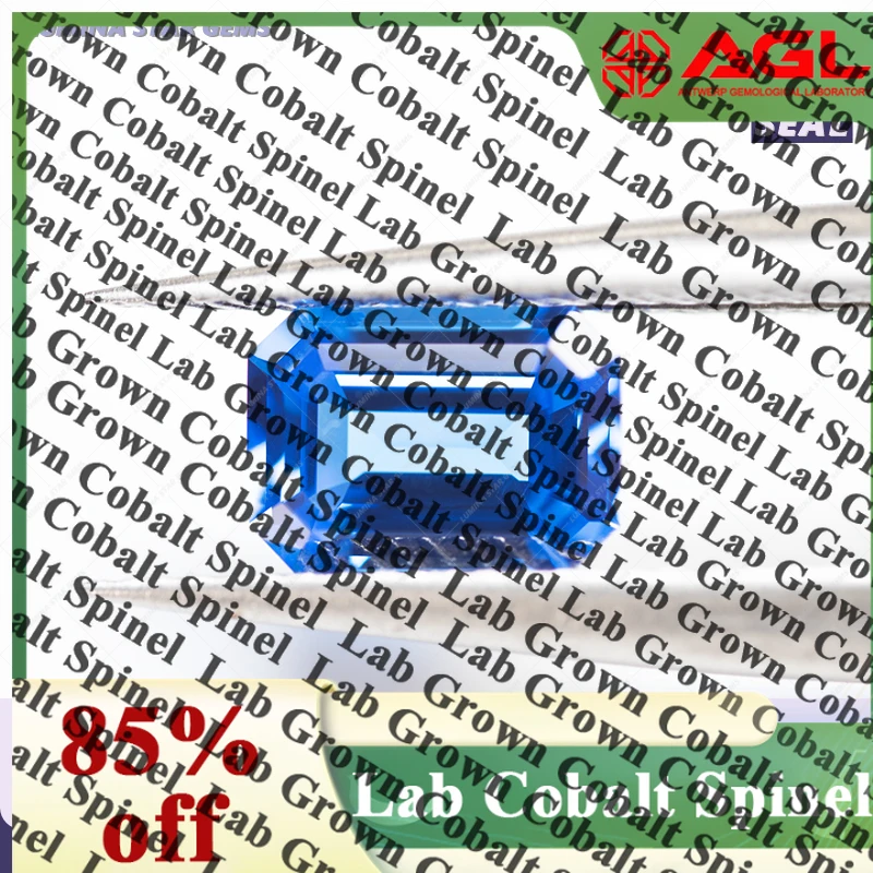 

TOPTEmeralds Cut Lab Grown Cobalt Spinel Loose Gemstone For s Jewelry Making Selectable AGL Certificate