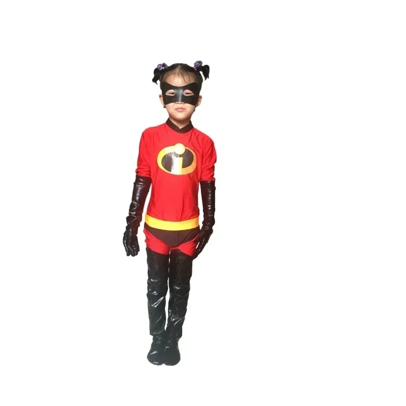 Premium Outfit The 2 Mr Mrs Incredibles Cosplay ElastiSpider Family Adult Costume view 5
