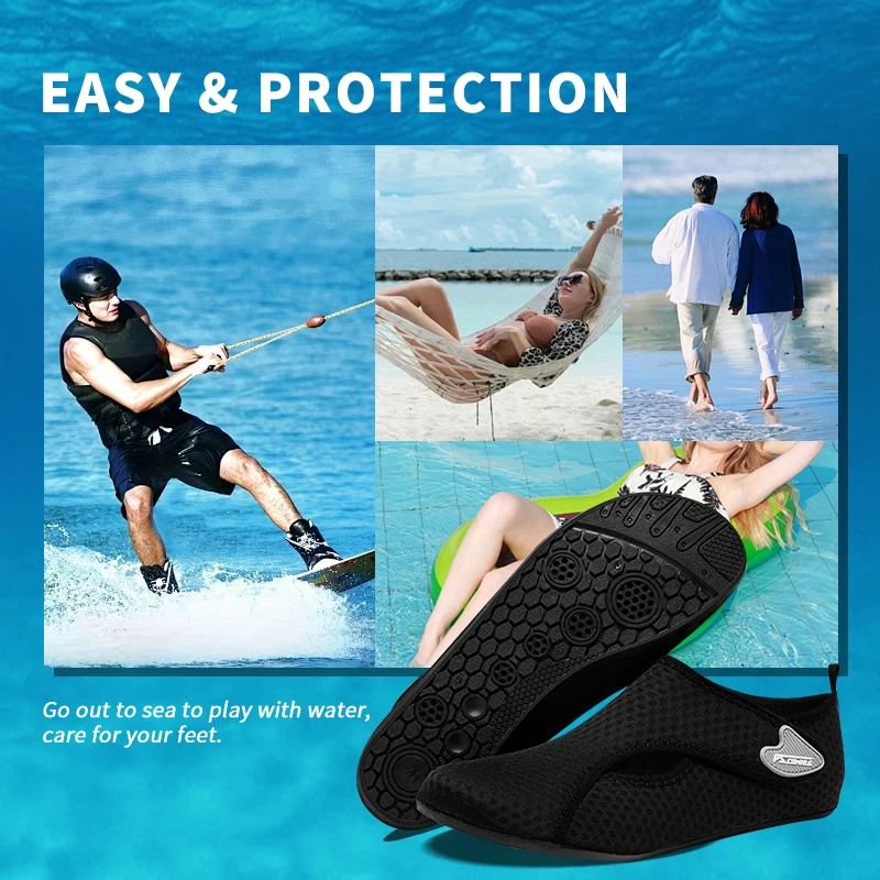 Buty do sportów wodnych Barefoot Szybkoschnące skarpetki do jogi Aqua Slip-on dla mężczyzn i kobiet