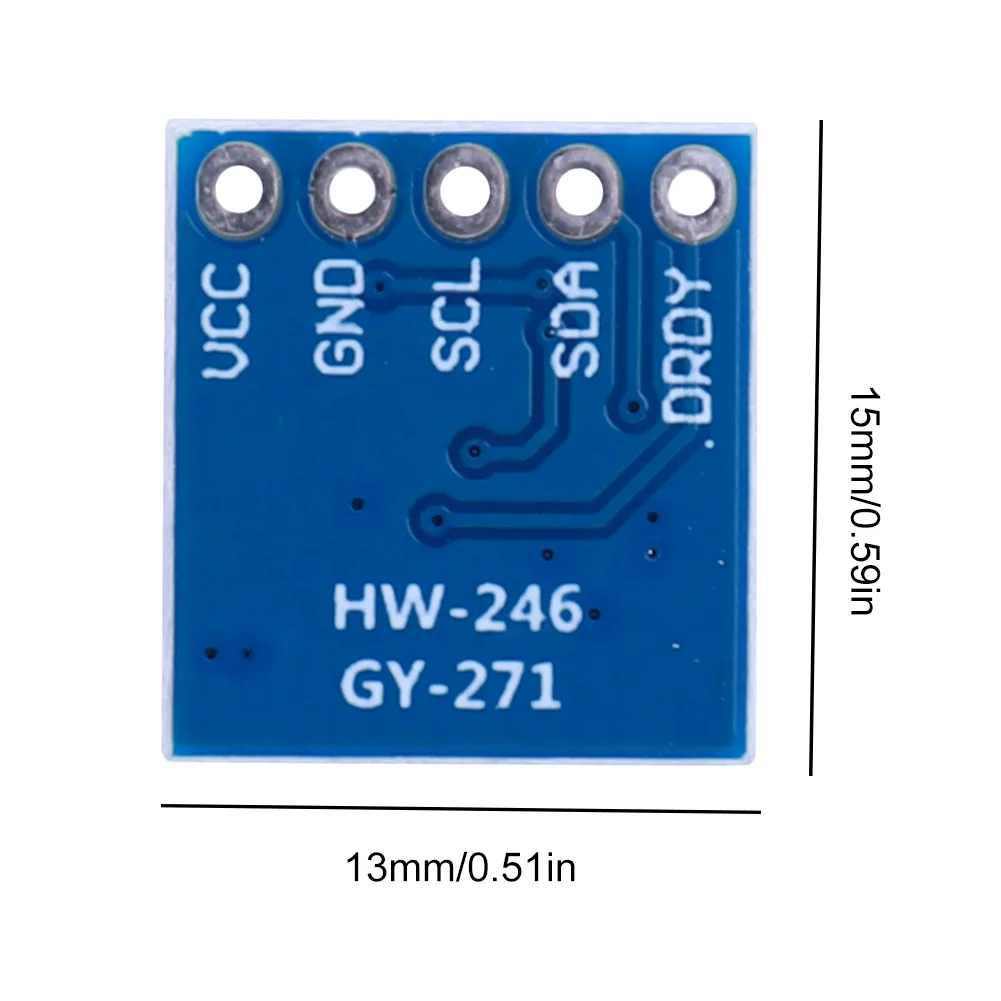 GY-271 3 Axis Magnetic Field Compass Magnetometer Sensor 3V-5V Three Axis Magnetic Field Module HMC5883L QMC5883L for Arduino