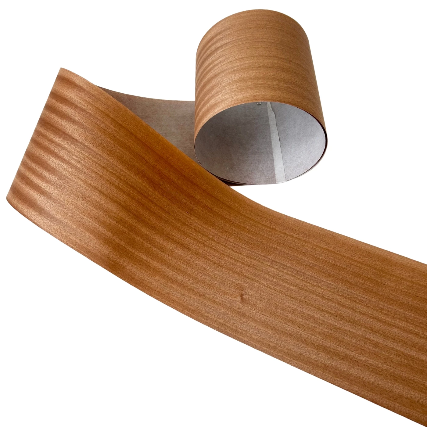 20x220cm, Fleece-backed Thin Veneer of 0.25mm Thickness, Natural African Sapele Wood Veneer for Furniture Renovation and DIY