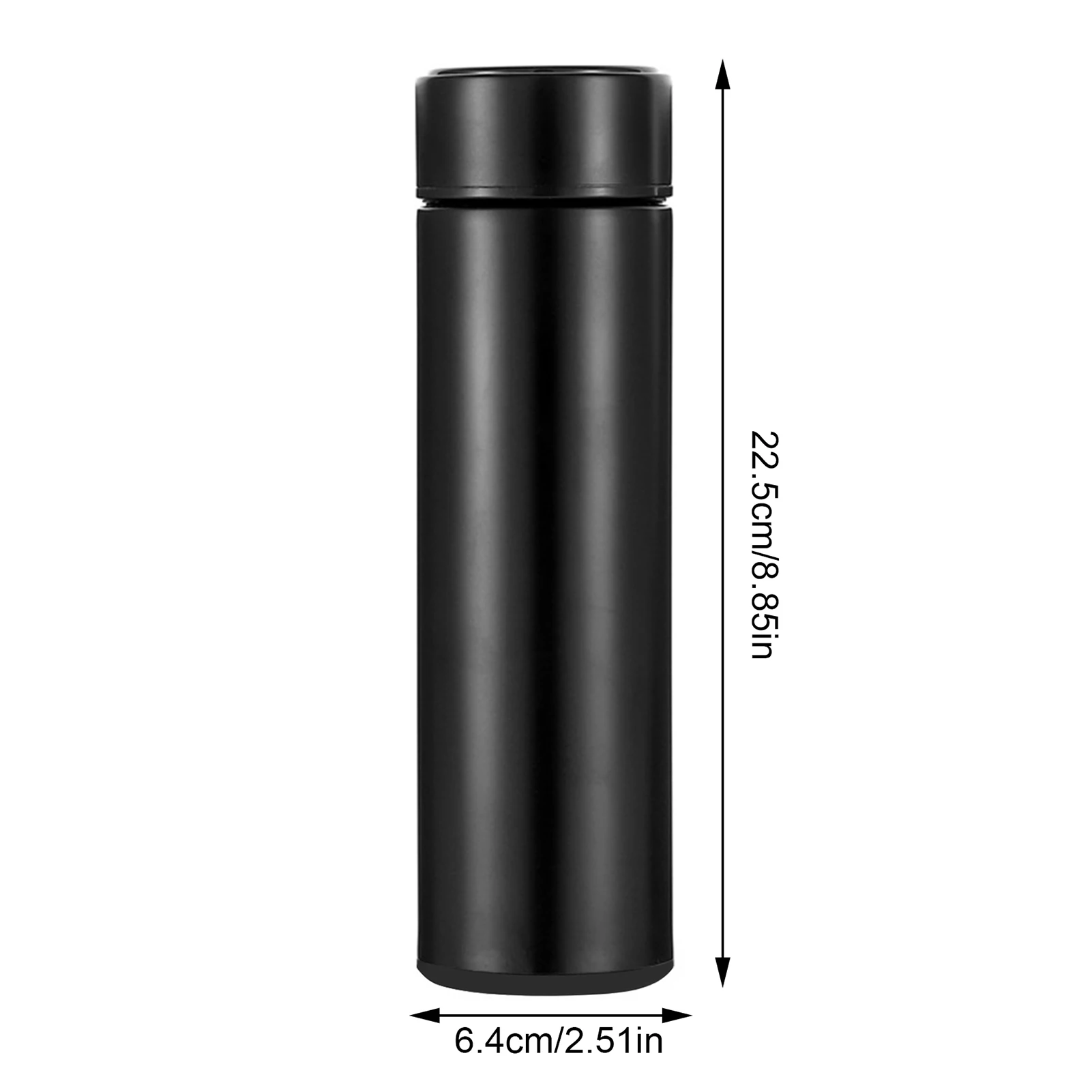 كوب مفرغ من الفولاذ المقاوم للصدأ سعة 500 مل، تصميم قابل للحمل وسهل التنظيف للطلاب والأطفال البنات