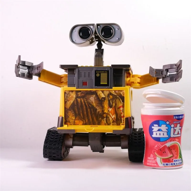 Original Disney Thinkway Toys WALL E Transforming EVE Robot Action Figure Model Toy Kid Birthday Gift for Children Collection