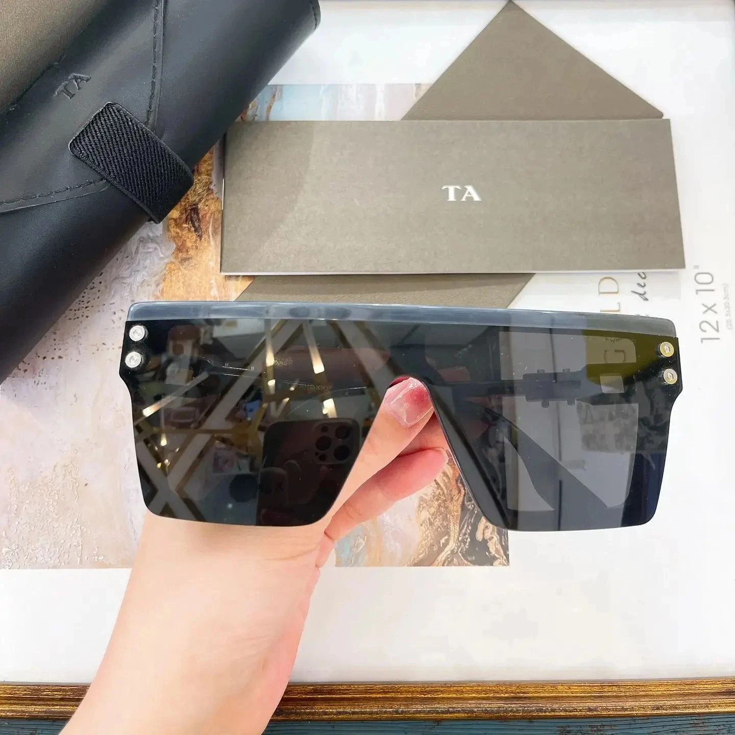 

Authentic For DIYTA DT DTS811 Oversized Top Quality Men Women Sun Glasses Fashion Luxury Designer Male Couple Eyewear With Box