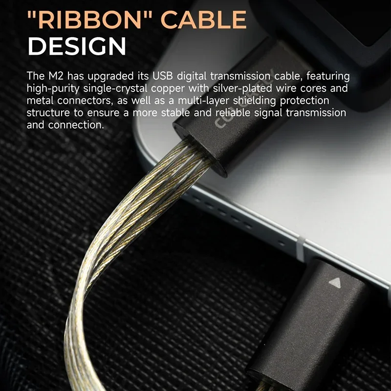 COLORFLY CDA M2 휴대용 미니 USB DAC/AMP 헤드폰 앰프, 2 * CS43198 칩 PCM768 DSD256 3.5 + 4.4m 출력