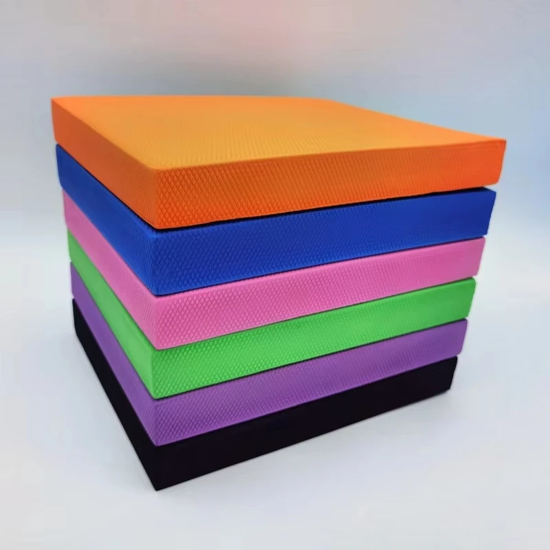 

TPE 5cm Thick Yoga Balance Mat High Density Non-Slip Exercise Mat for Core Training Plank Kneeling Fitness for Home Workouts