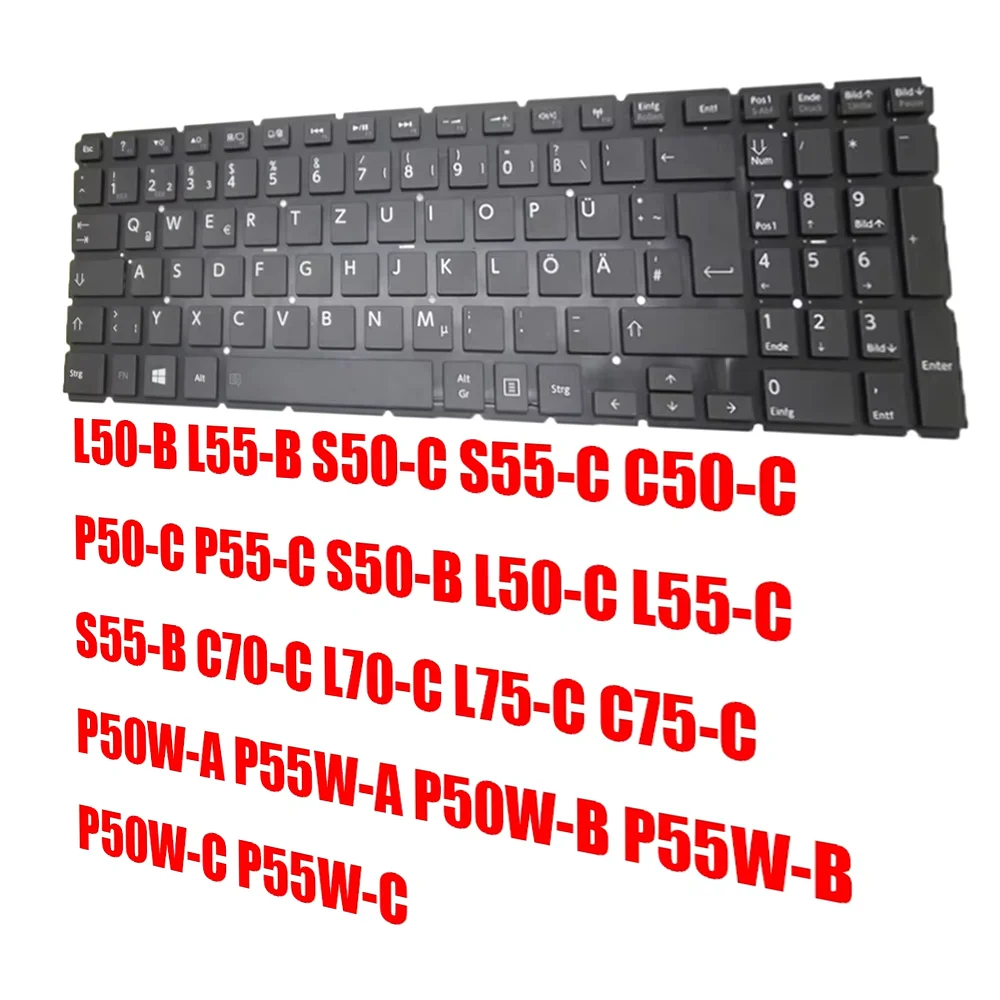 

UK GR Laptop Keyboard For Toshiba For Satellite L50-B L55-B S50-C S55-C P50-C C50-C P55-C S50-B L50-C L55-C S55-B C70-C L70-C