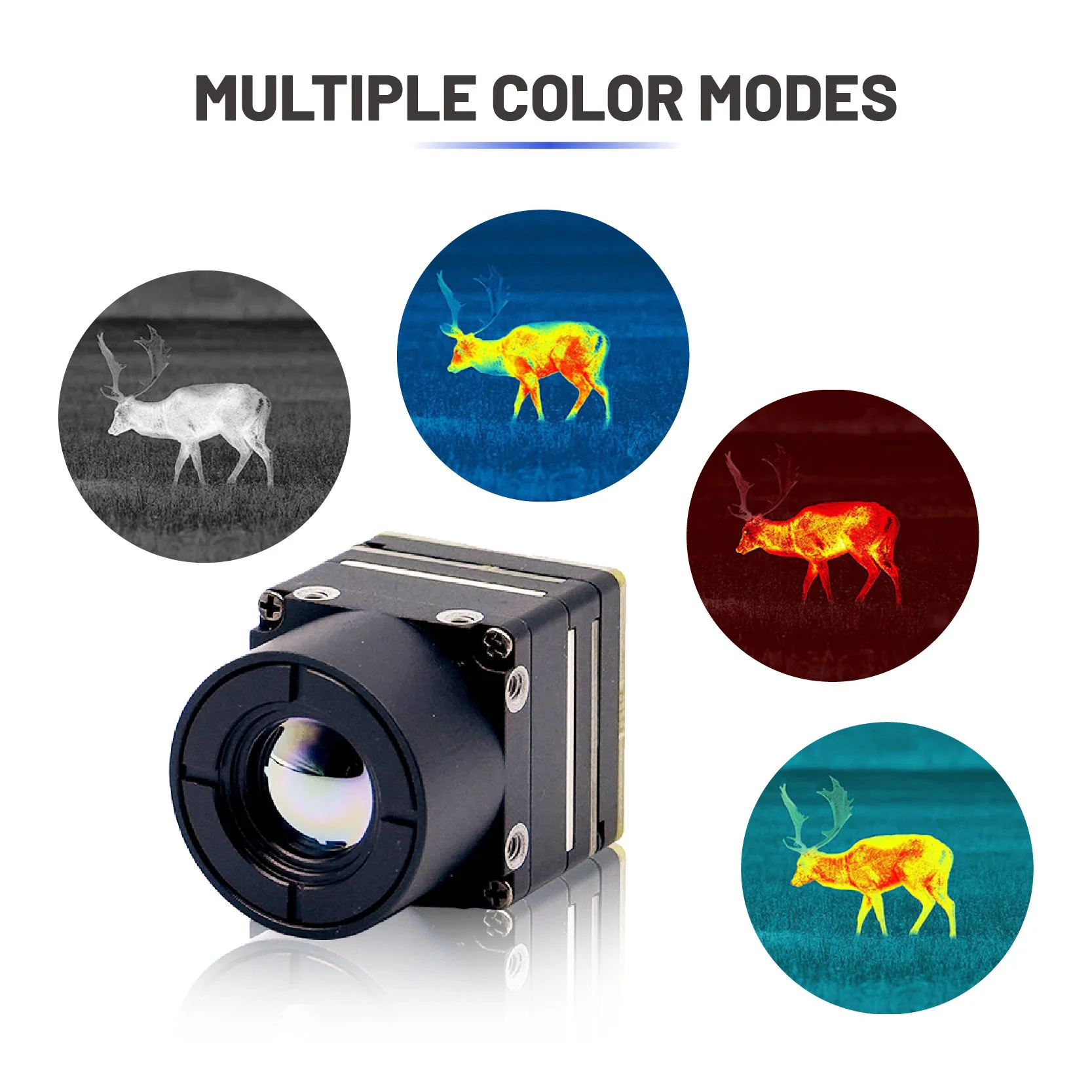 

FPV Camera Infrared Thermal Camera Module with 256/384/640 Len FPV CVBS Output for UAVs Industrial Automation Night Vision