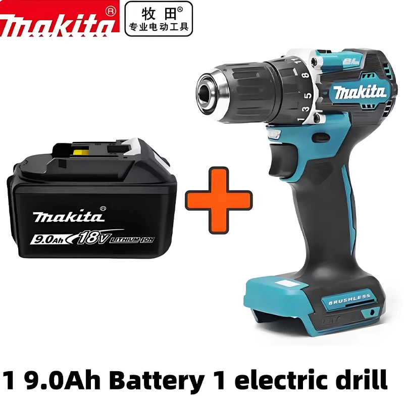 

Screwdriver Cordless Percussion Drill Electric Variable Speed Brushless Motor Impact Power Tools Power Drill Makita DDF487 18V