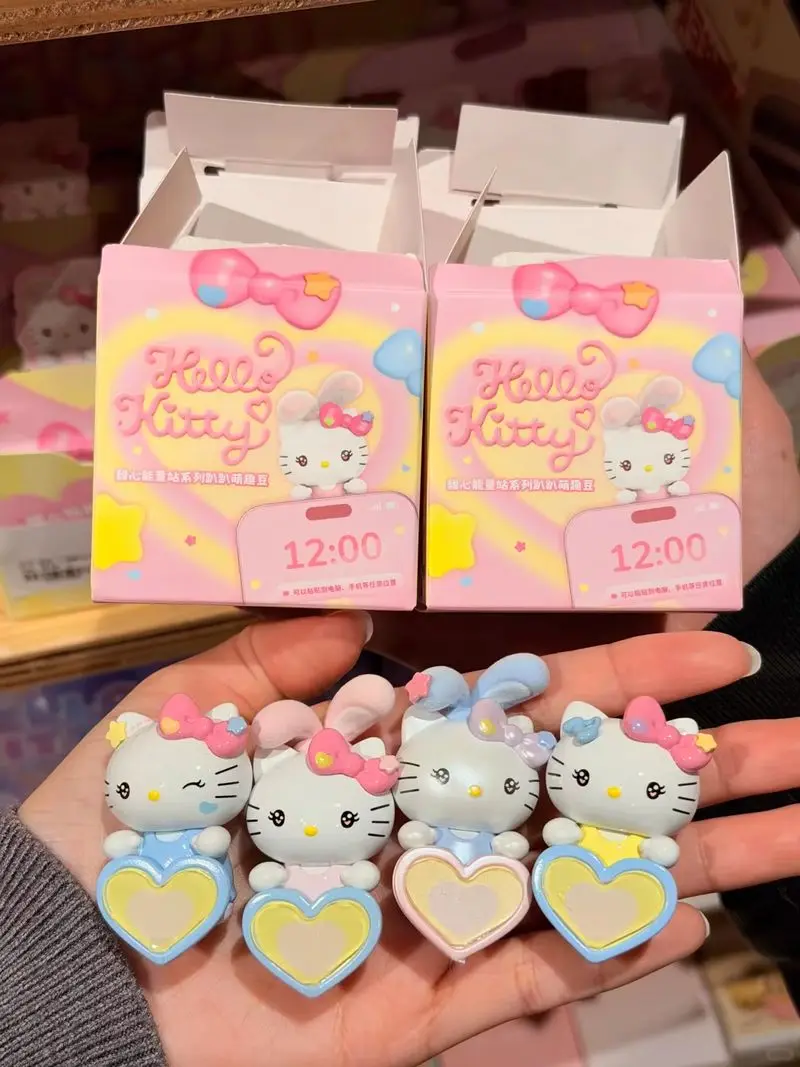 

Новая серия Sanrio Hello Kitty Sweet Energy V1 V2 V3: коллекционные мини-фигурки в закрытых коробках, милые лежачие фигурки, украшение для рабочего стола, модный подарок