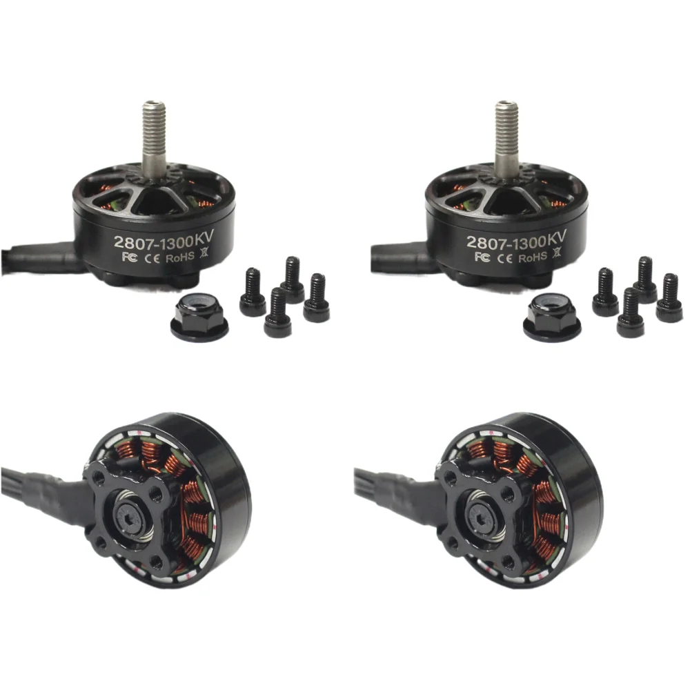 4PCS/ 8PCS X2807 2807 Motor 1700KV 4S 1500KV 1300KV 6S Brushless Motor for FPV Freestyle 7inch Long Range LR7 Drones DIY Parts